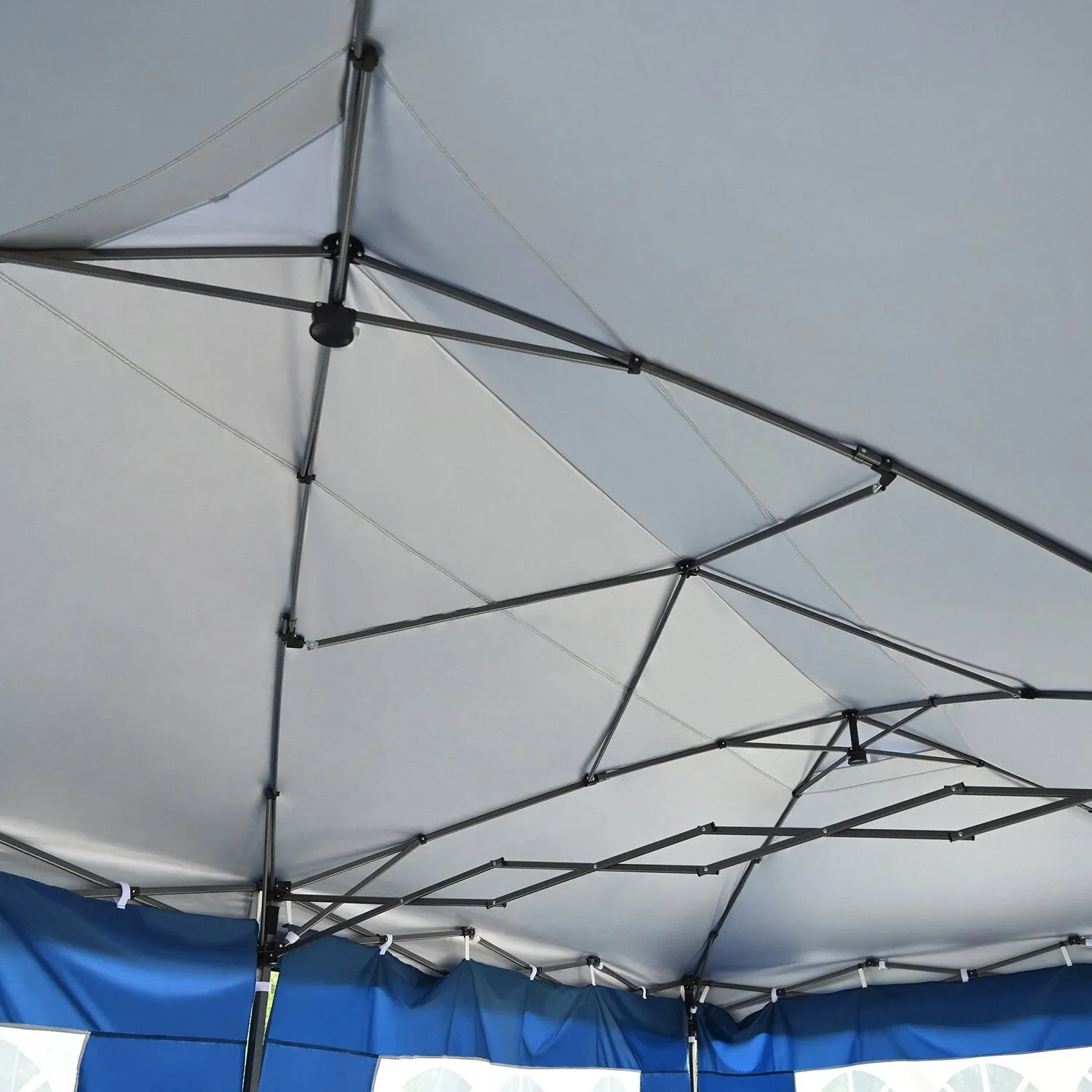 10x20 Heavy Duty Pop Up Canopy with Removable Sidewalls,Wedding Party
