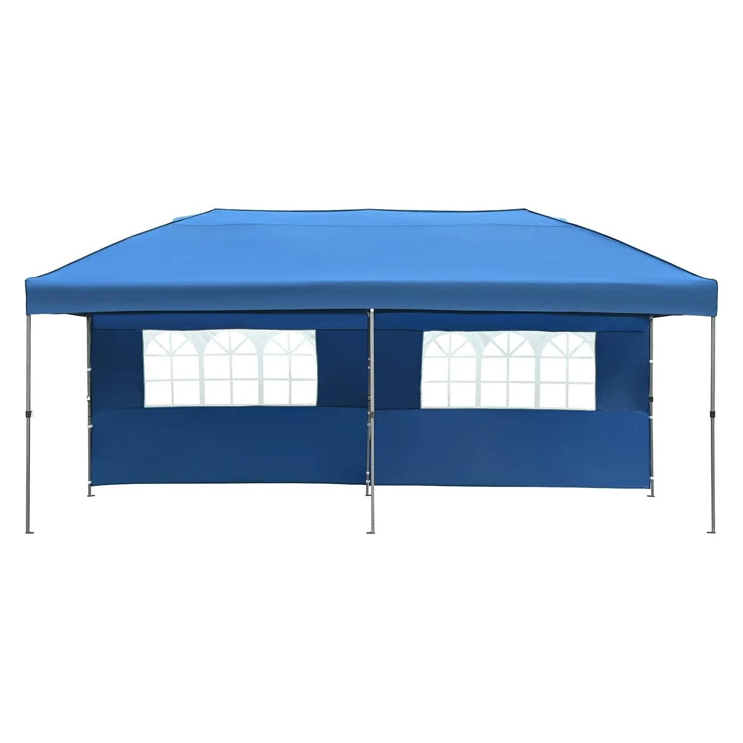 10x20 Heavy Duty Pop Up Canopy with Removable Sidewalls,Wedding Party