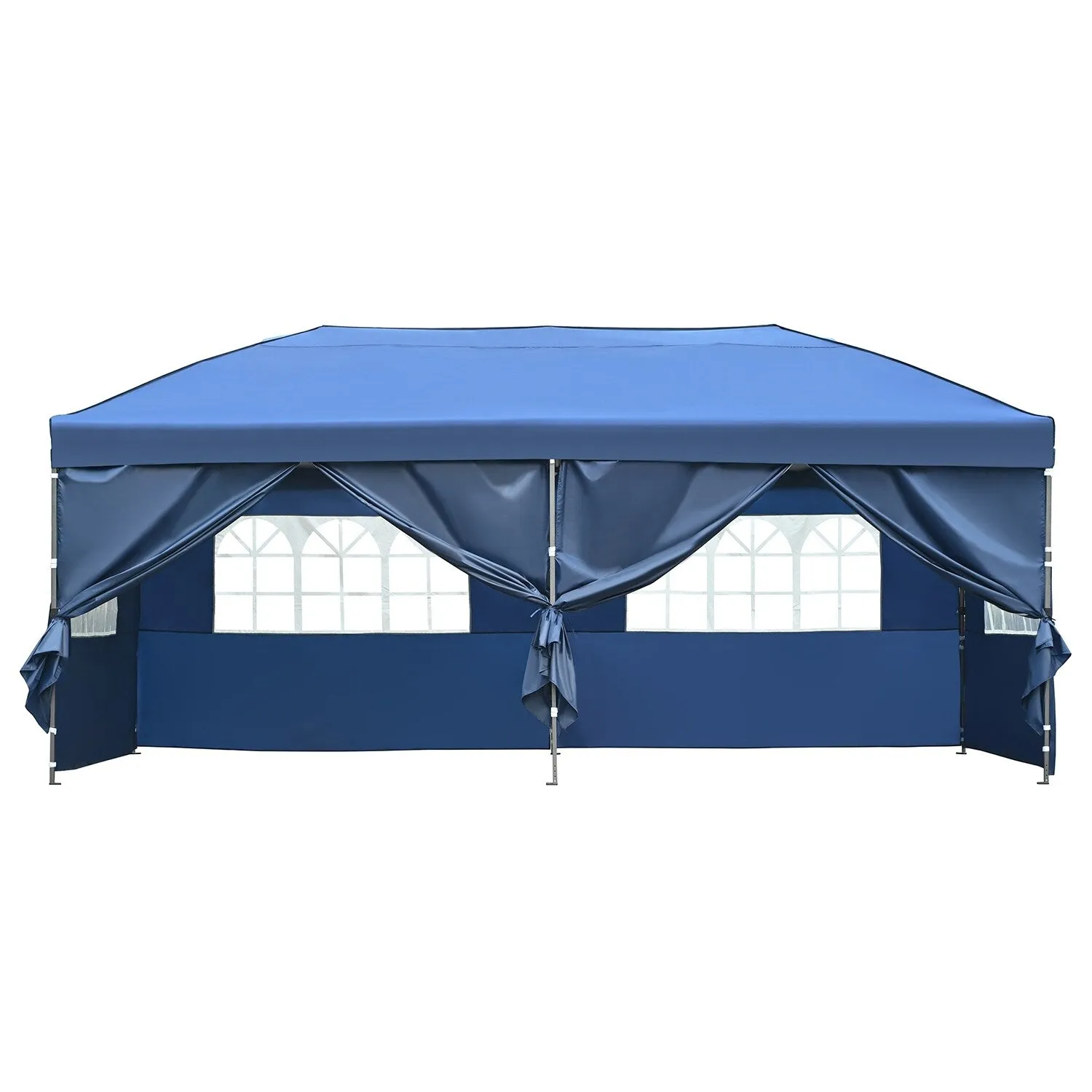 10x20 Heavy Duty Pop Up Canopy with Removable Sidewalls,Wedding Party