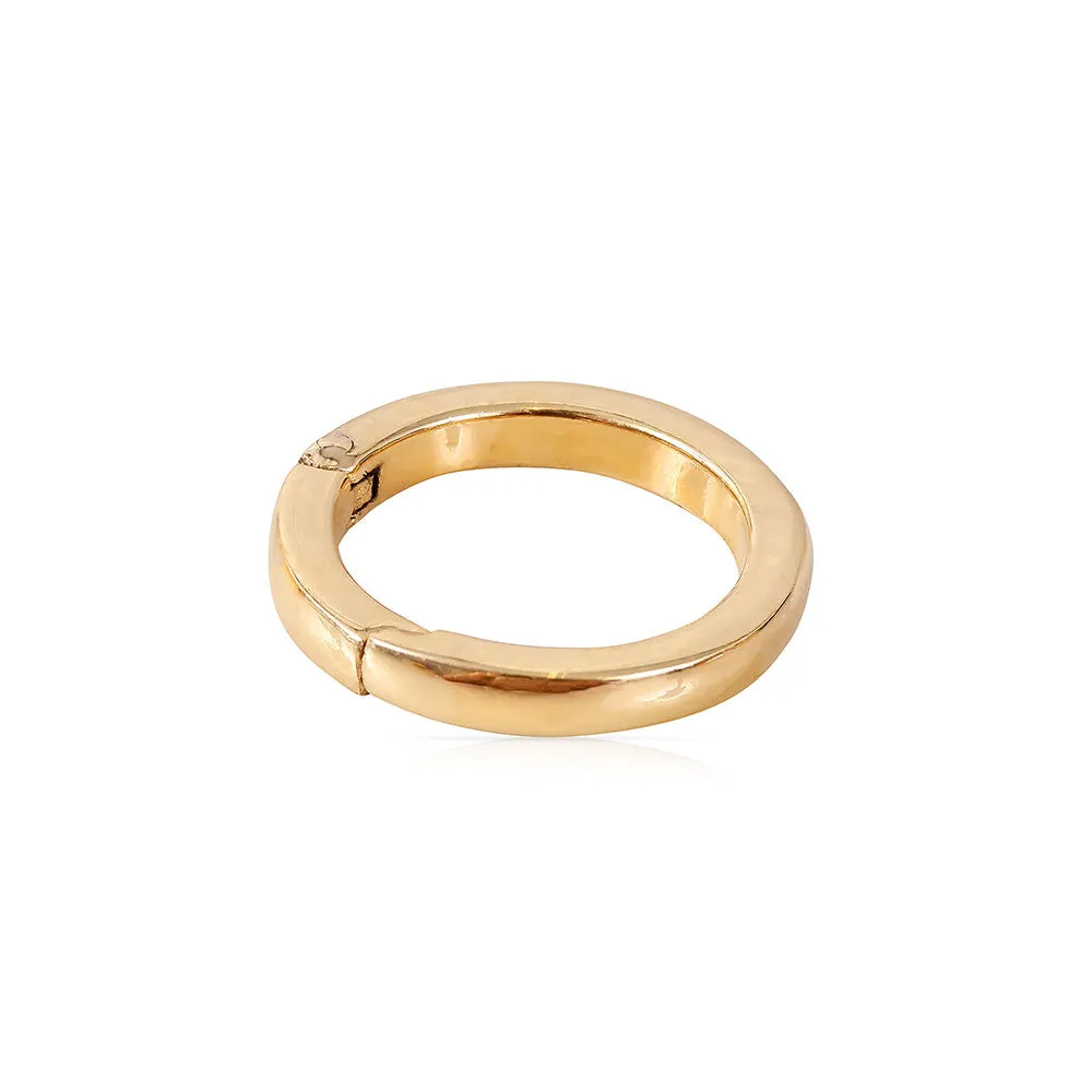 14K YELLOW GOLD CIRCLE CONNECTOR