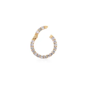 14K YELLOW GOLD DIAMOND CONNECTOR