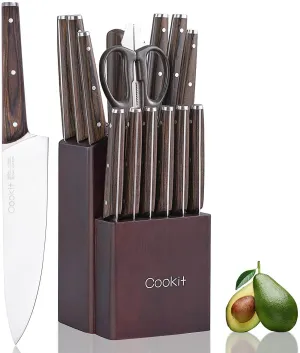 15 Piece Stainless Steel Knife Set