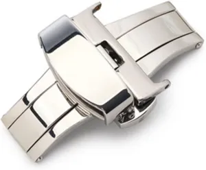 16 Mm 18 Mm 20 Mm Double Push Butterfly Buckle Folding Clasp High-end Quick Release Strap Accessories Compatible With Omega Compatible With Seamaster Table buckle