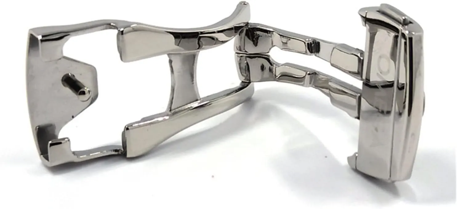 16 Mm 18 Mm 20 Mm Double Push Butterfly Buckle Folding Clasp High-end Quick Release Strap Accessories Compatible With Omega Compatible With Seamaster Table buckle