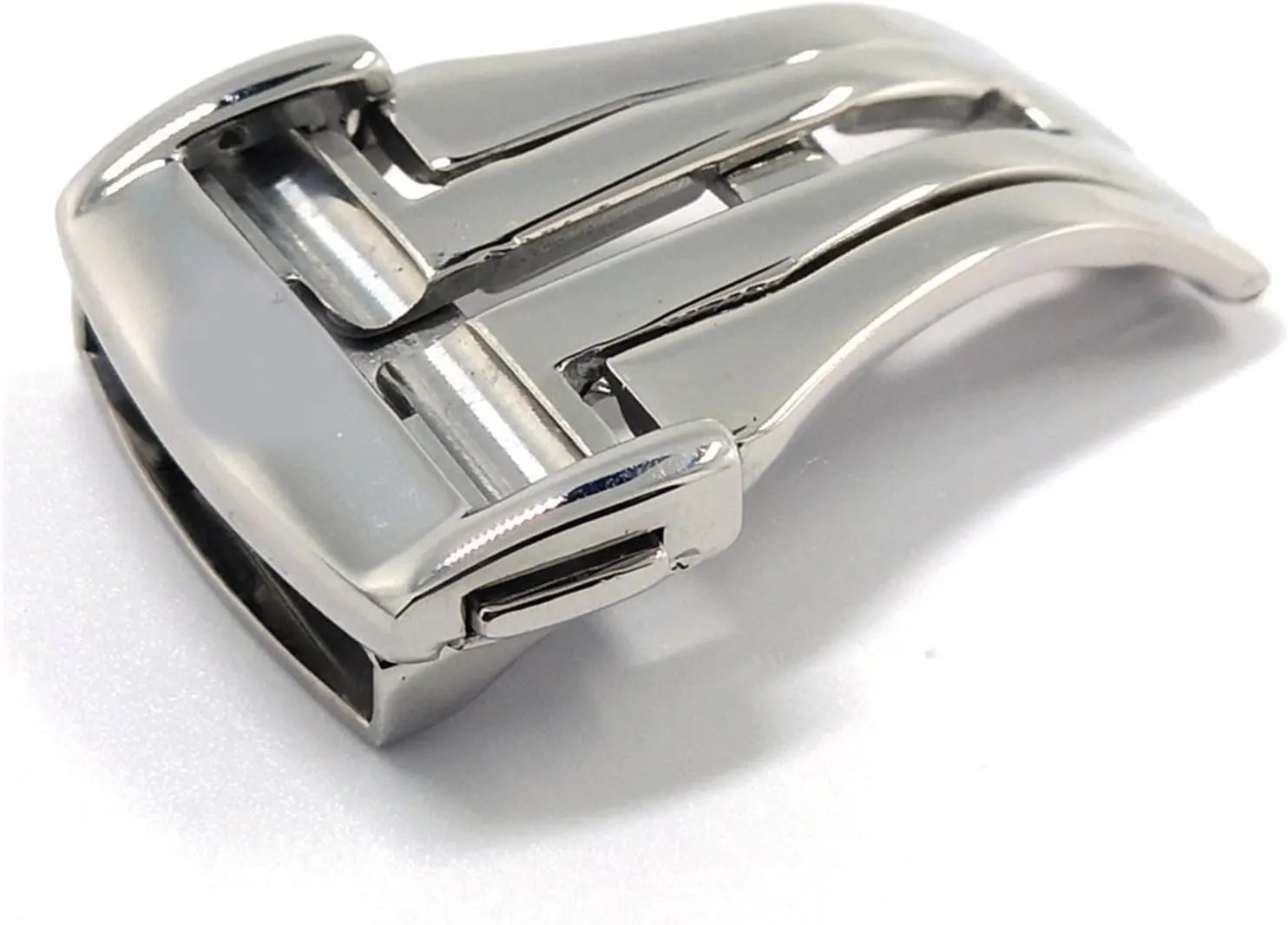16 Mm 18 Mm 20 Mm Double Push Butterfly Buckle Folding Clasp High-end Quick Release Strap Accessories Compatible With Omega Compatible With Seamaster Table buckle