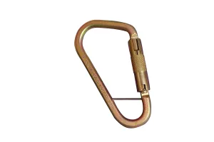 17435 Fall Rated Steel Carabiner with Auto Twist-Lock, Fall Rated, 2" Gate Opening