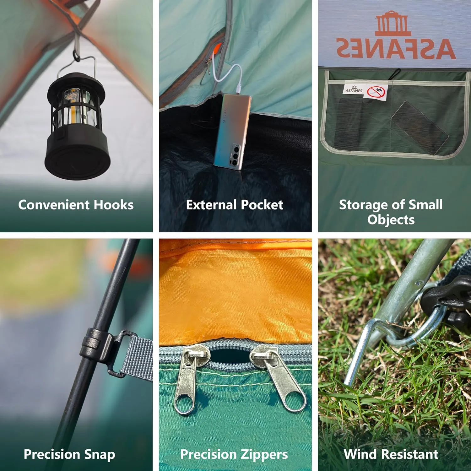 2-12 Person Tents for Camping Waterproof, Backpack Double Layer Tents, Perfect Picnics, Fishing and Backyard Camping