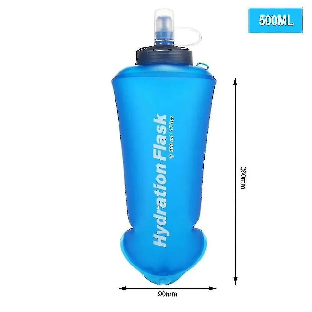 2 Packs Soft Hydration Flask,collapsible Water Bottles For Running Hiking Cyclin