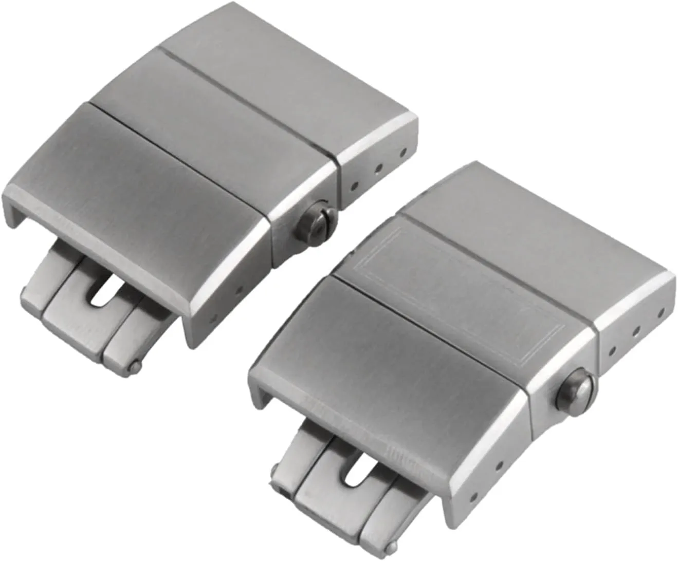 20mm Folding Buckle Fit For Ulysse Fit For Nardin Fit For Athens Watch Series Silicone Rubber Strap Stainless Steel Clasp Watch Accessories Table buckle