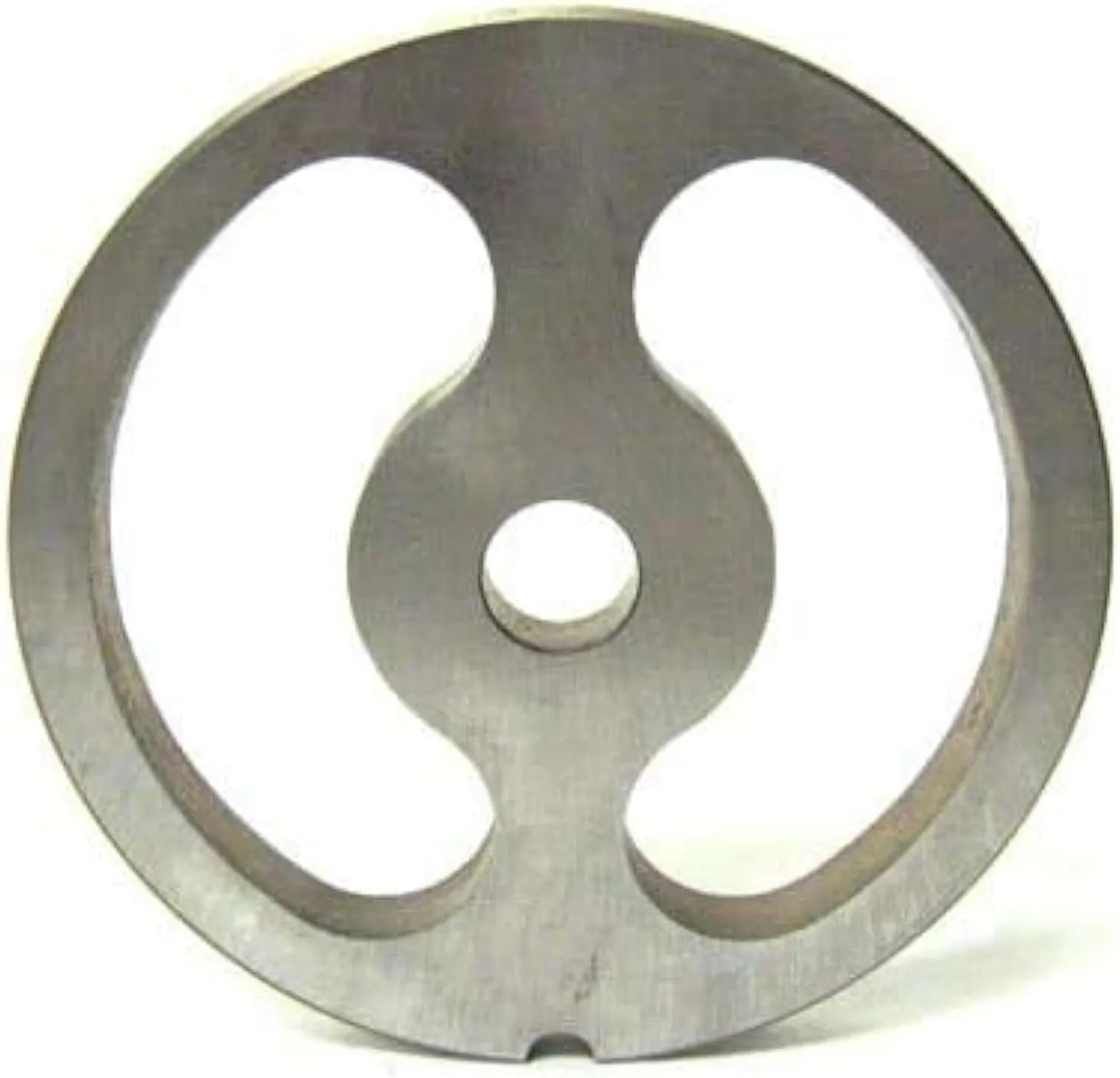 #22 Sausage Stuffing Kidney Shaped Plate- Cozzini Cutlery Imports - Fits Cabelas, Torrey, Gander Mountain, Hobart, LEM, Weston, and Many More (Without Hard Steel Knife)
