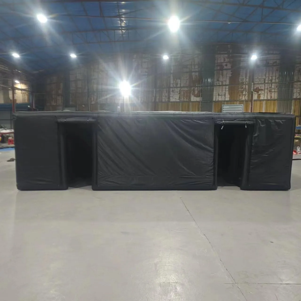 23.6x11.8x6.6ft FUUNY Inflatable Maze Game Halloween Inflatable Haunted House Inflatable Labyrinth Maze with Blower for Carnival Outdoor Indoor Game Toys