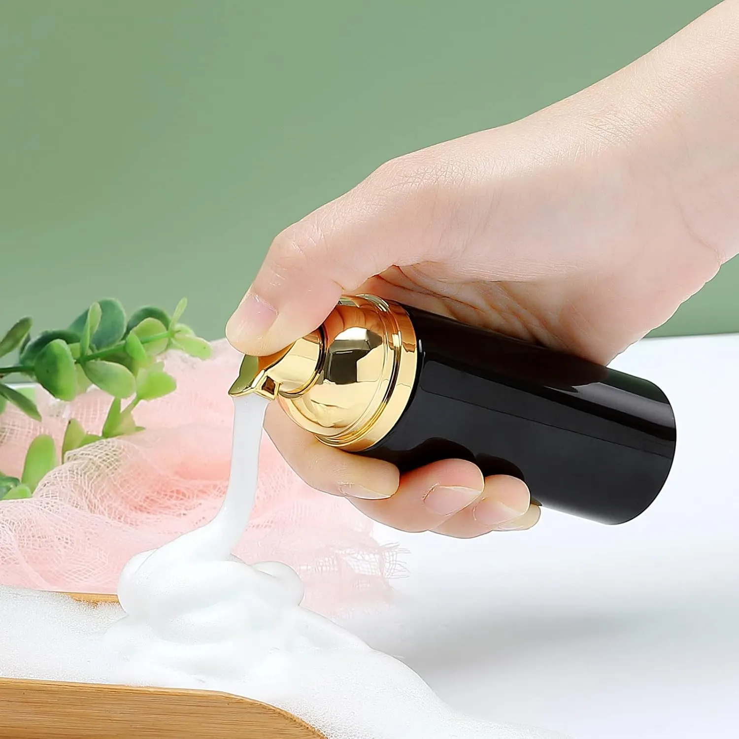 30 PCS 60ml/2oz BPA Free Empty Bottle Travel Soap Bottle, Small Spray Bottle Reusable Travel Spray Bottle Leakproof Foam Pump Bottle Easy To Carry Suitable For Shampoo Shower Gel Cosmetics
