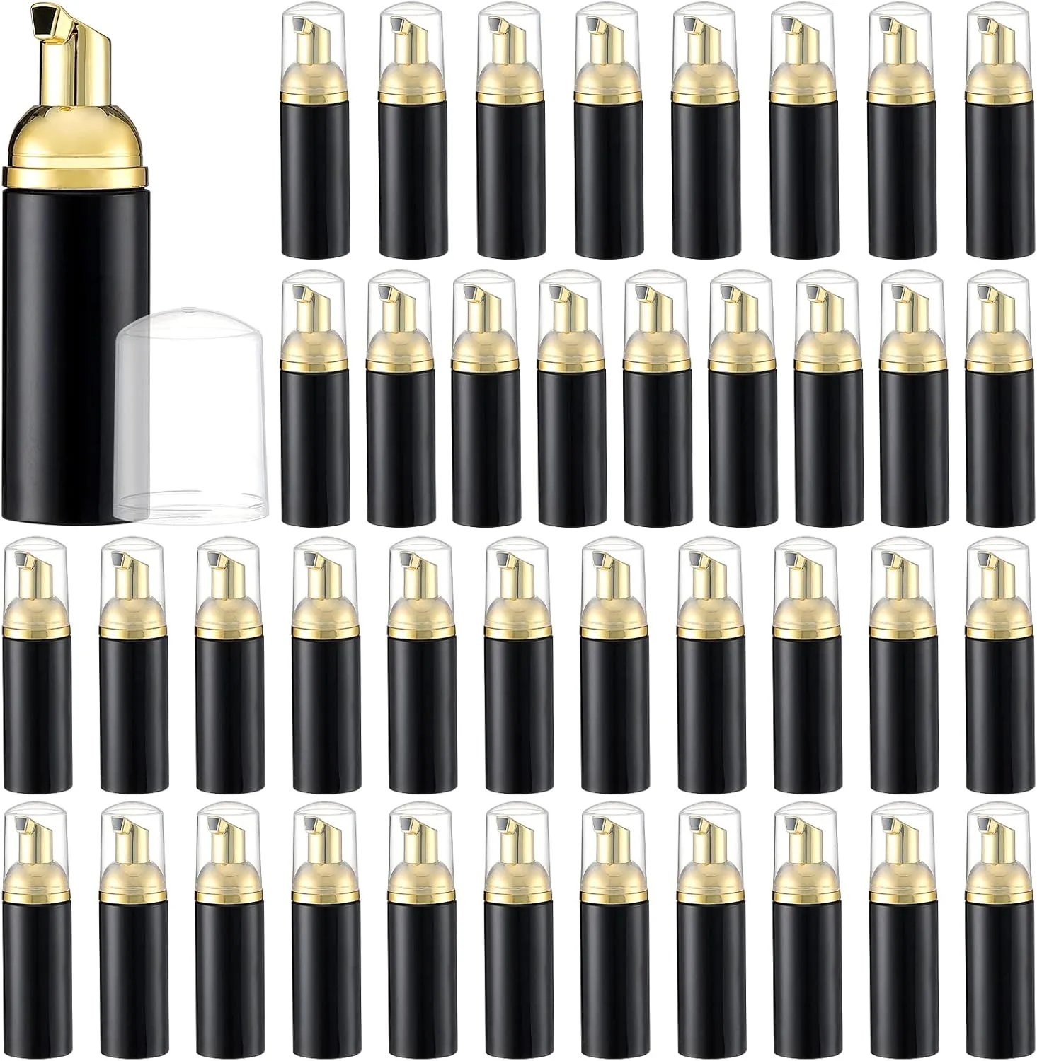 30 PCS 60ml/2oz BPA Free Empty Bottle Travel Soap Bottle, Small Spray Bottle Reusable Travel Spray Bottle Leakproof Foam Pump Bottle Easy To Carry Suitable For Shampoo Shower Gel Cosmetics