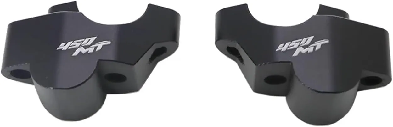 35MM Higher 25MM Backwards Handlebar Risers Mount Compatible with CFMOTO Ibex 450 2025,Aluminum Alloy,CNC-machined,Anodization,Especially Designed,Black,CFMOTO Ibex 450 Accessories