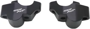35MM Higher 25MM Backwards Handlebar Risers Mount Compatible with CFMOTO Ibex 450 2025,Aluminum Alloy,CNC-machined,Anodization,Especially Designed,Black,CFMOTO Ibex 450 Accessories