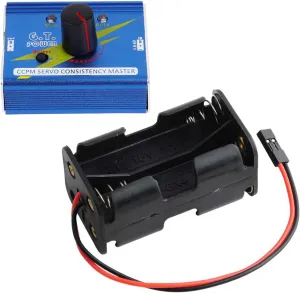 3CH ESC Servo Tester CCPM Consistency Master Checker Digital Multi Tester   4 Cell AA Battery Holder Case with JR Connector for RC Helicopter Boat Car