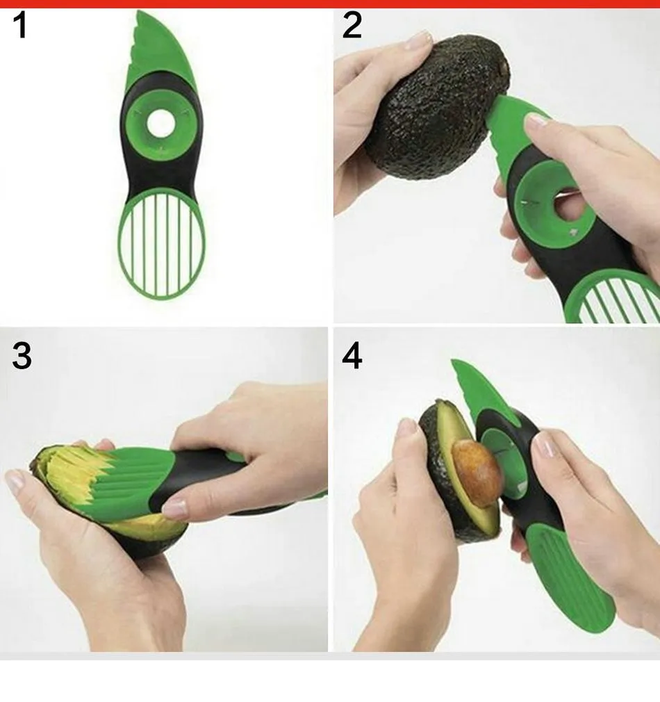 3in1 Multi-Function Avocado Slicer
