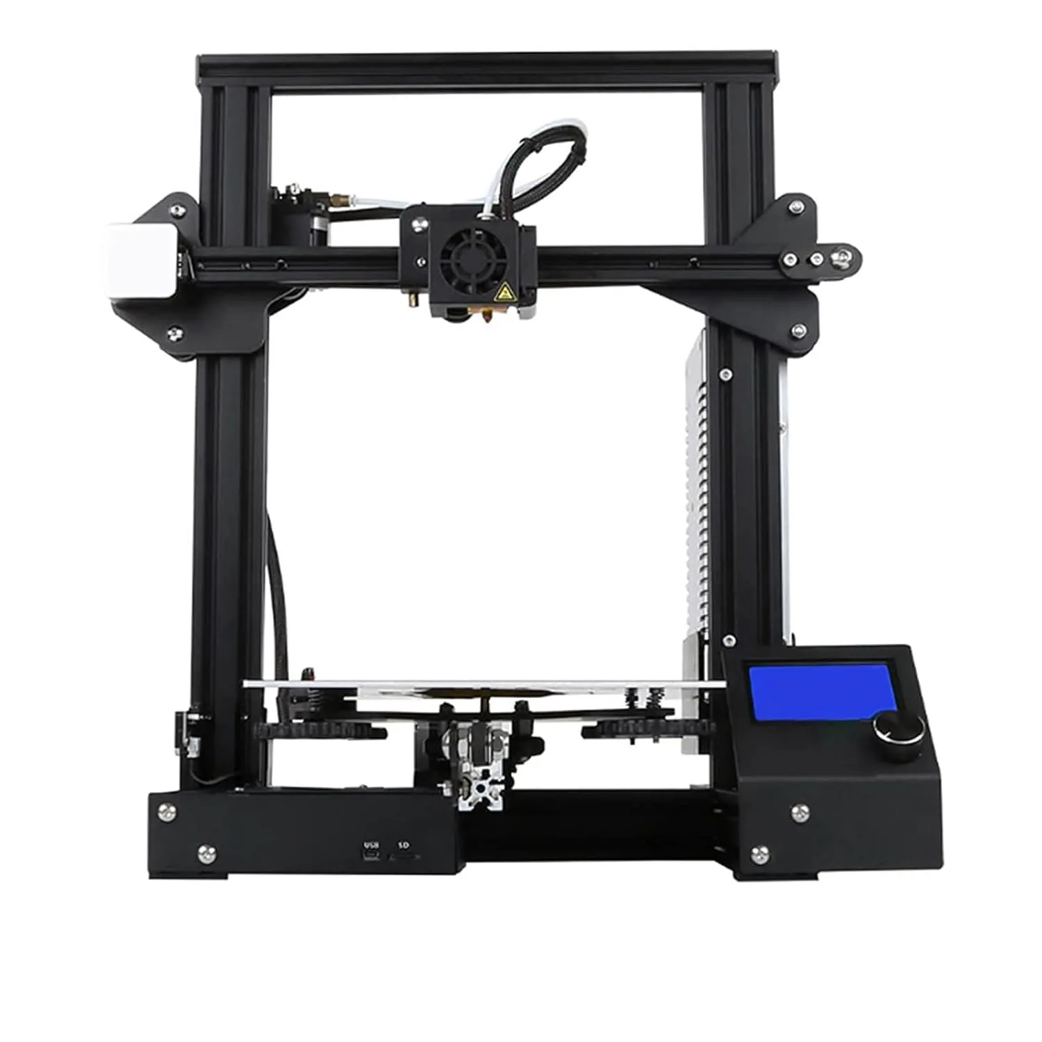 4080 T Slot Aluminum Extrusion for 3D Printer Parts and CNC DIY Black 700mmX2