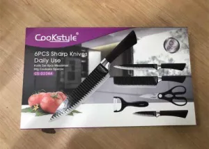 6 Pcs Knife Set