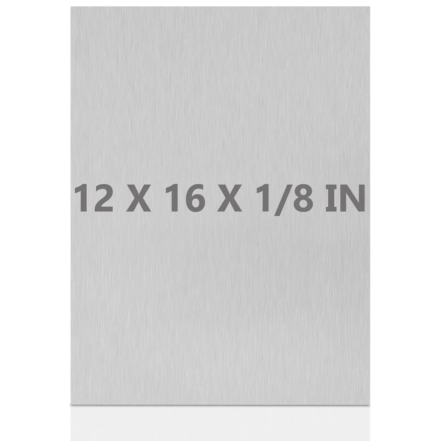 6061 T651 Aluminum Sheet Metal 12 x 16 x 1/8 (0.125”) Inch Flat Plain Aluminum Plate Covered with Protective Film, Heat Treatable Rectangle 3MM Aluminum Metal Plate for Industrial, Crafting