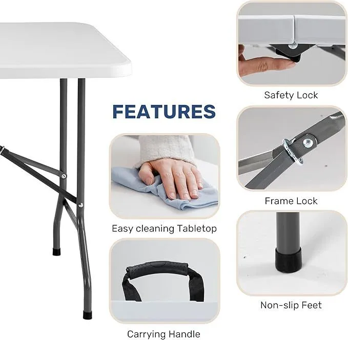 6ft Folding Table
