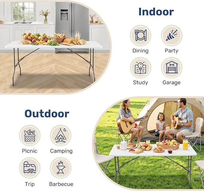 6ft Folding Table