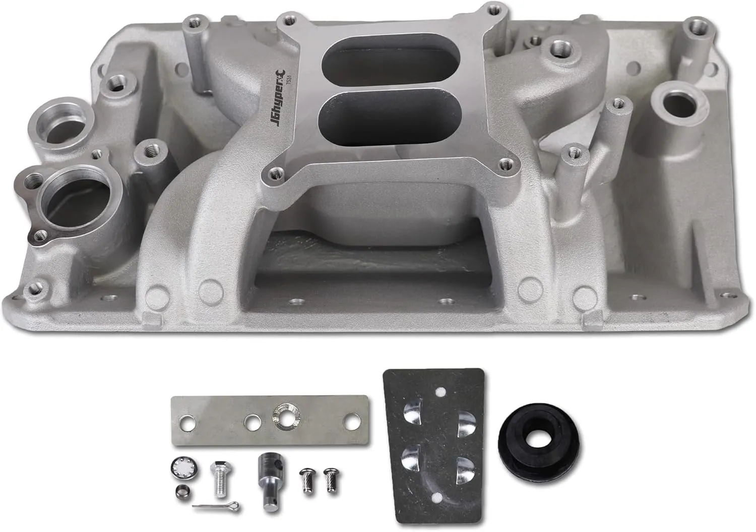 7531 air gap Intake Manifold Aluminum Dual Plane Compatible with AMC 1970-1979 304 360 401 V8 Engine