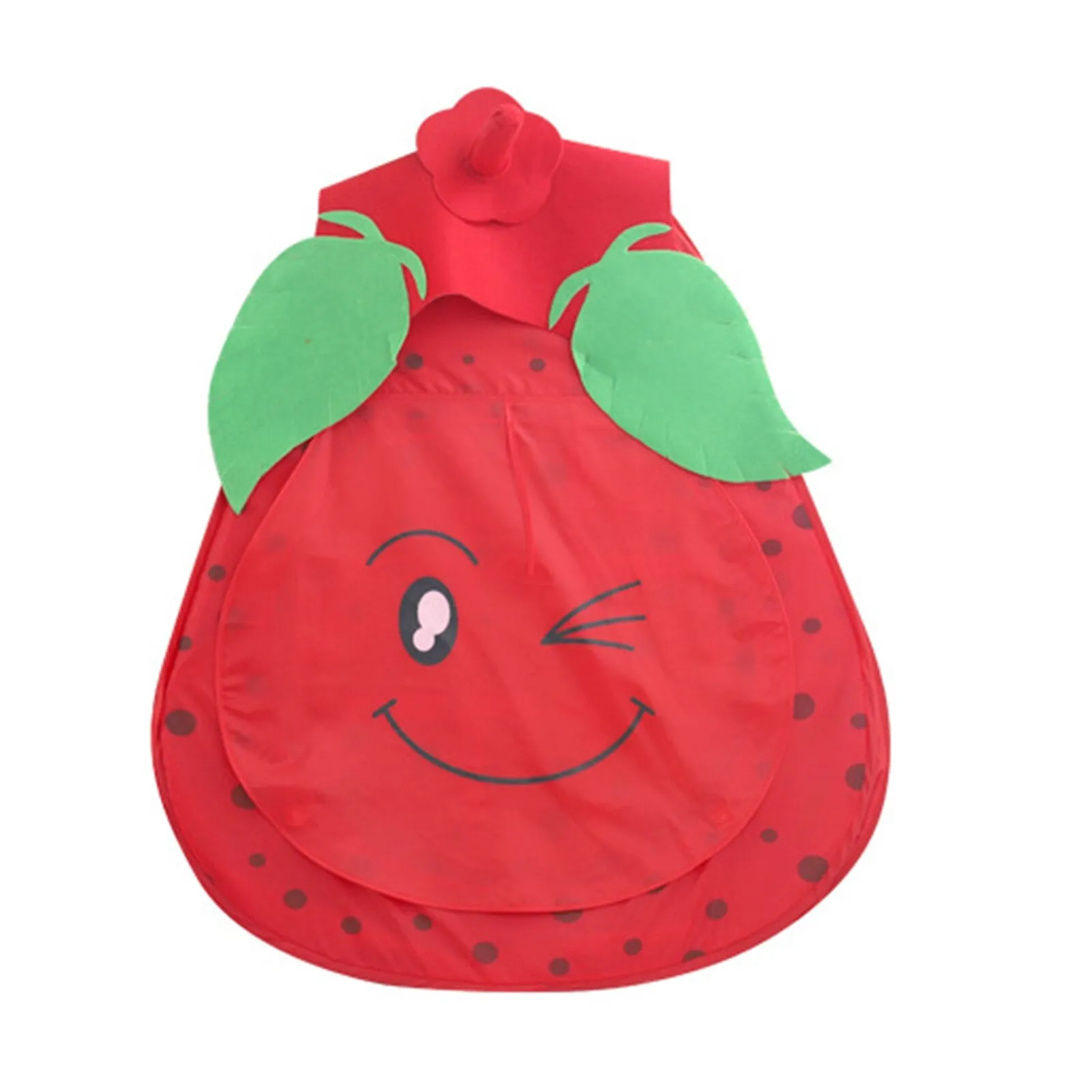 80xx80x100cm Kid Tent Children Indoor Tent Toy Non-toxic Pretend Play Fun Ball Pool Cute Strawberry Color For Girls Kids Gifts