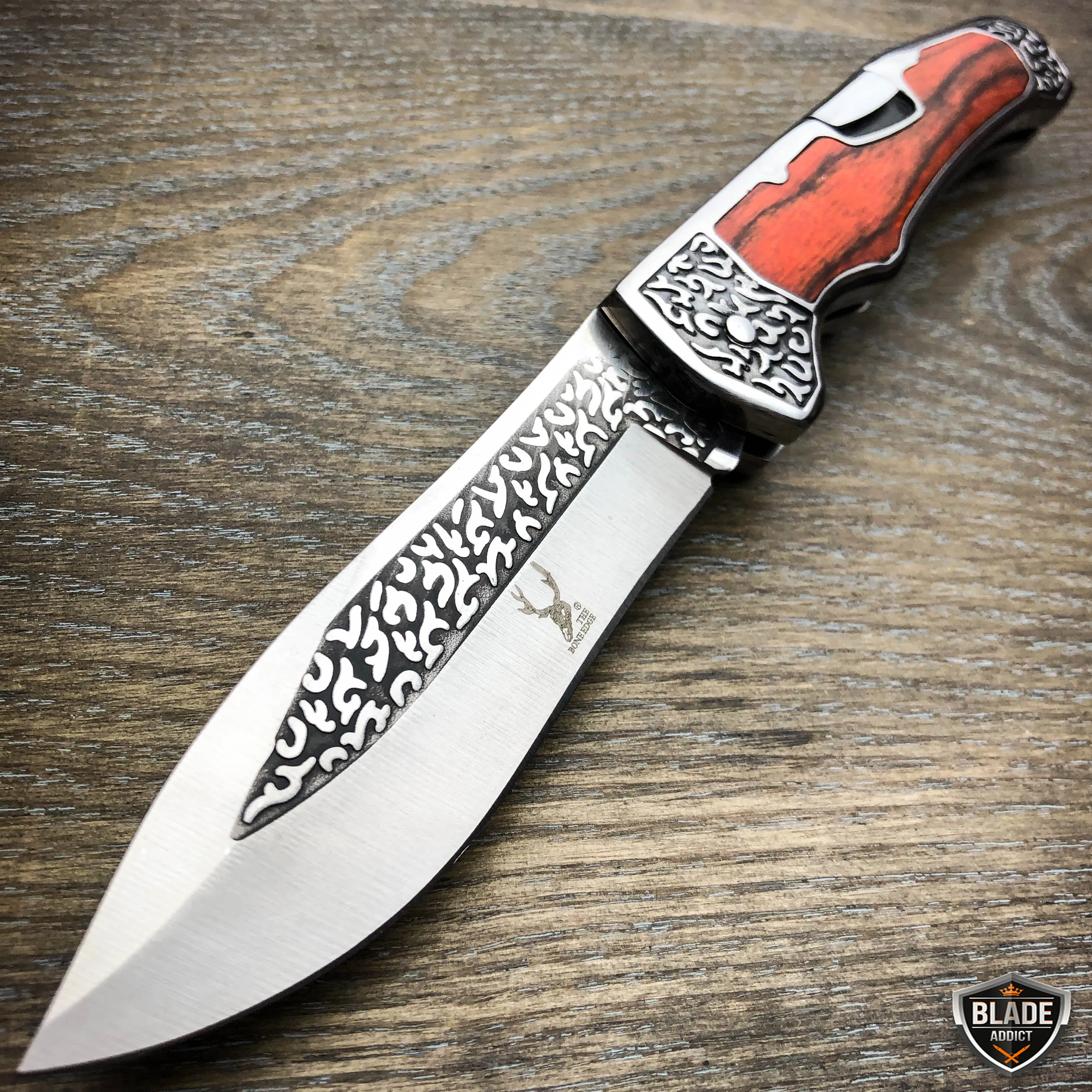 9.25" Classic Western FOLDING POCKET KNIFE Camping Hunting Lockback Blade NEW