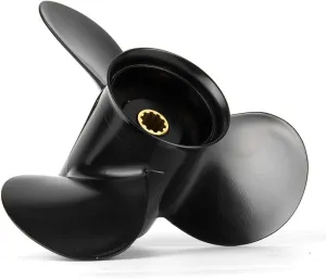 9.9x13 Aluminum Boat Outboard Propeller for Tohatsu Nissan 25-30HP Motor, 3R0B64527-1, 10 Spline Tooth RH