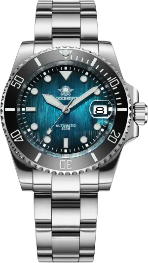 ADDIESDIVE Automatic Dive Watches for Men Sapphire Crystal 200 M Waterproof 41 MM 3D Dial Ceramic Bezel Stainless Steel