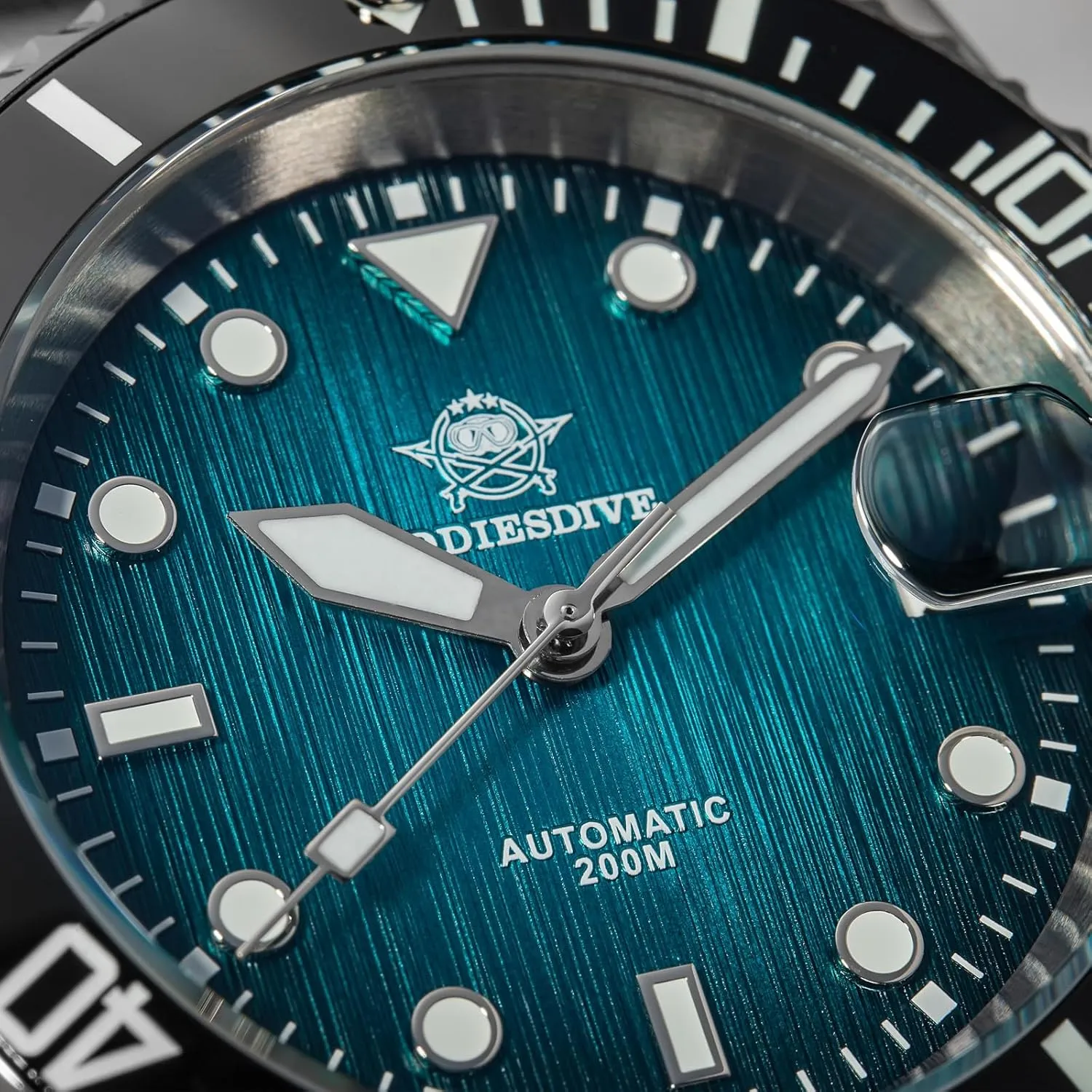 ADDIESDIVE Automatic Dive Watches for Men Sapphire Crystal 200 M Waterproof 41 MM 3D Dial Ceramic Bezel Stainless Steel