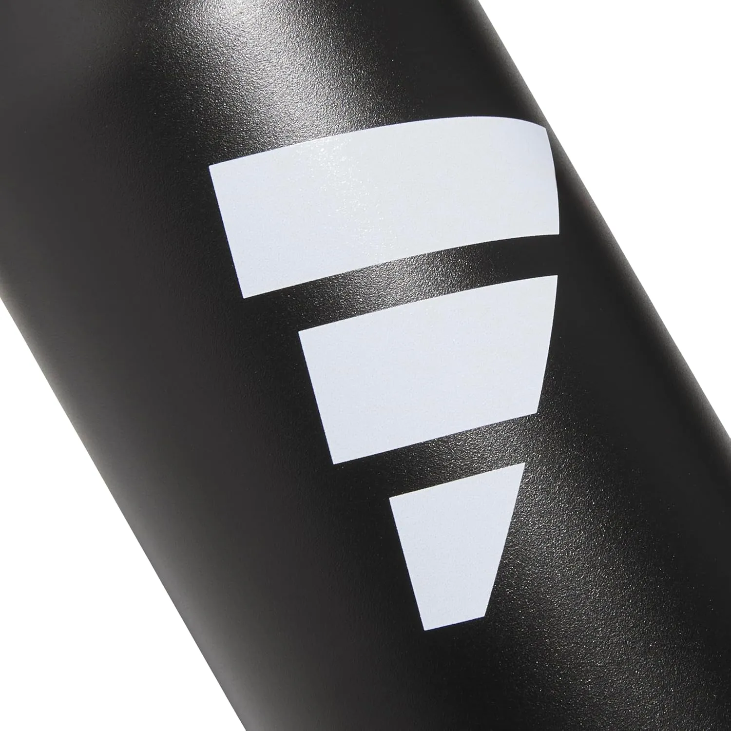 adidas 1 Liter (32 oz) Metal Water Bottle, Hot/Cold Double-Walled Insulated 18/8 Stainless Steel, Black/White/2, 32 Ounces