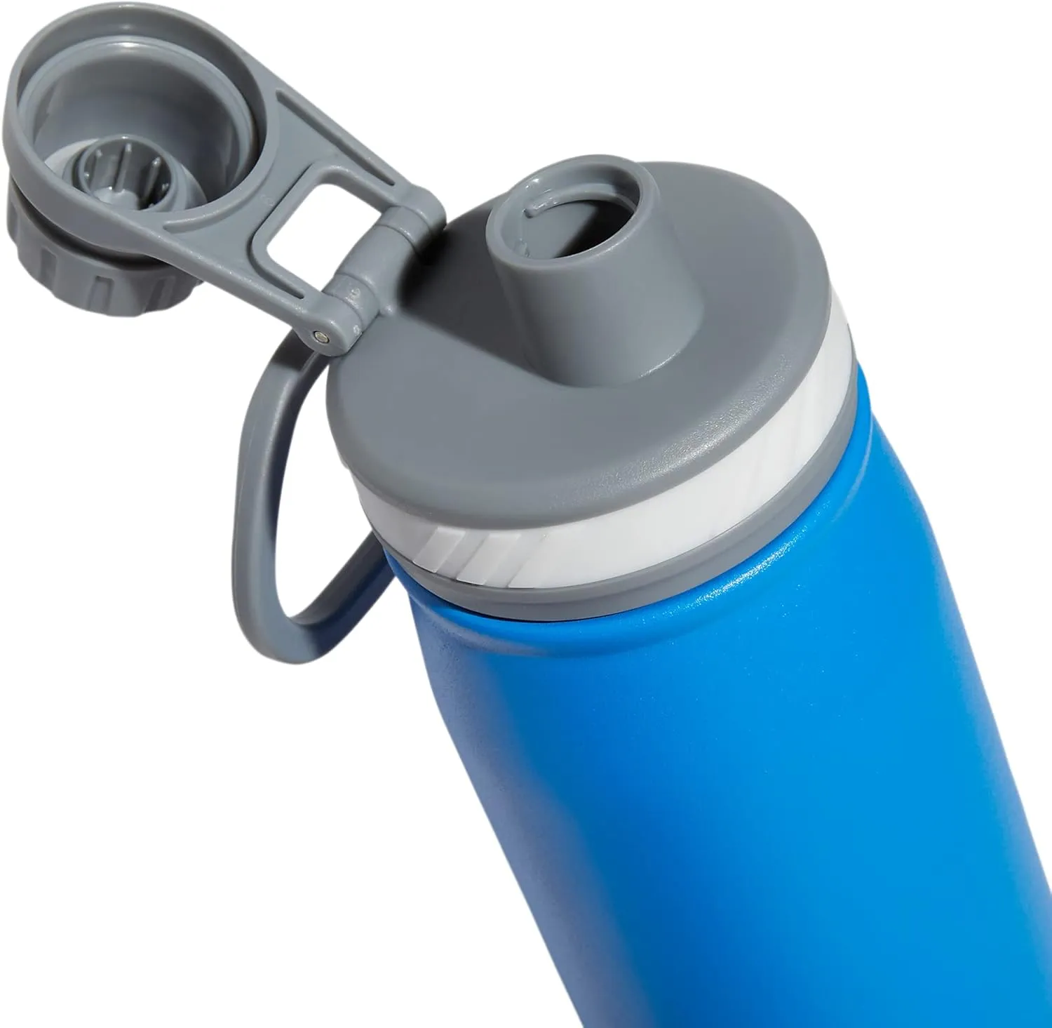 adidas 20 oz Stainless Steel Water Bottle, Insulated Double-Walled 18/8 Metal, Men, Women, Girls and Boys