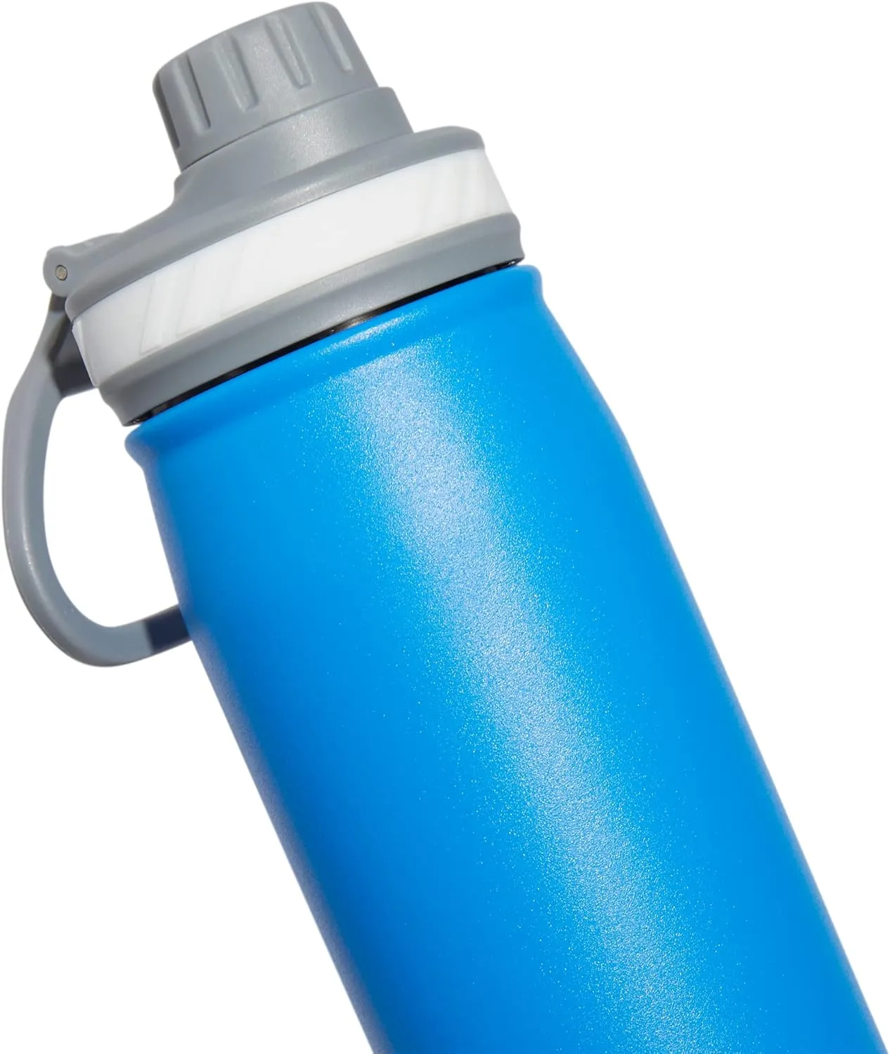 adidas 20 oz Stainless Steel Water Bottle, Insulated Double-Walled 18/8 Metal, Men, Women, Girls and Boys