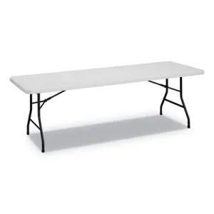Alera® Rectangular Plastic Folding Table, 96w x 30d x 29.25h, White