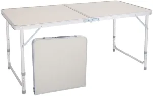 Aluminum Folding Camping Table,Portable Camping Table 4 Foot Lightweight Foldable Table, Desk Height Adjustable,Home,for Camping Party Picnic Beach Outdoor InKitchendoor