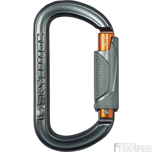 Aluminum Oval Twist Lock Carabiner - (H-176-TW)