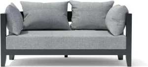 Anderson Teak Coronado Deep Seating Aluminum Loveseat (Cast Slate)