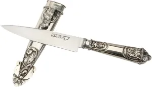 Argentine Knife with Nickel Silver Smooth Handle