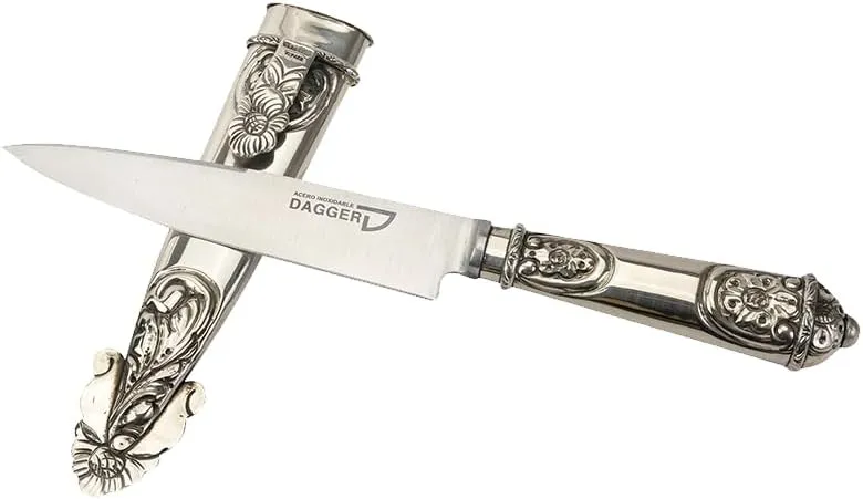 Argentine Knife with Nickel Silver Smooth Handle