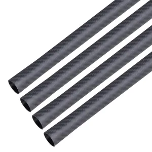 ARRIS 16mm x 14mm x 500mm Carbon Fiber Tubes, High Strength 16MM Hollow Carbon Tube with Matt Surface for RC Plane Multicopters (4PCS)