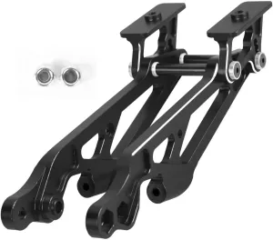ARRMA Aluminum Wing Mount Upgrades - Compatible with Typhon, Outcast, Kraton, Notorious, Talion, Replaces AR320347 (Black)