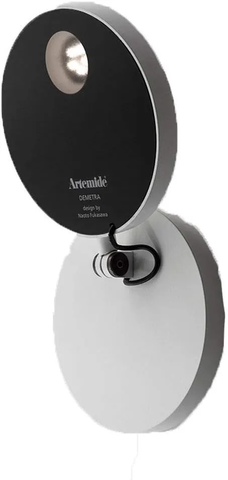 Artemide Demetra LED 9.2W 27K White Wall Spot Light with W/O Switch