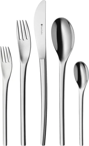 Auerhahn 22 8081 0368 Noma Dinner Set 68 Pieces Stainless Steel 18/10 Polished