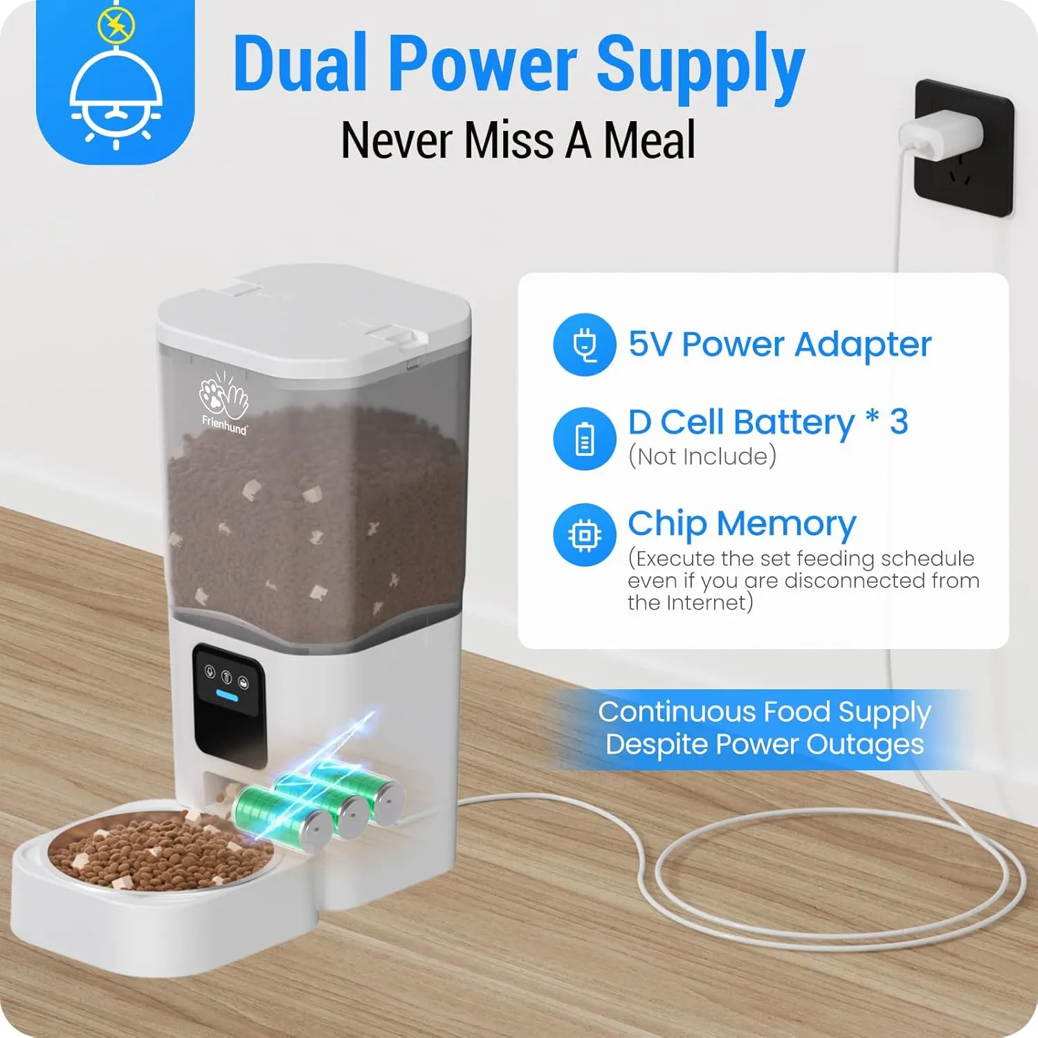 Automatic Cat Feeder with 2K Camera: 5G WiFi Automatic Dog Feeder with Night Vision, Auto Cat Food Dispenser with 7L Large Pet Food Storage Container for Multiple Pet,Detachable for Easy Clean -29 Cup