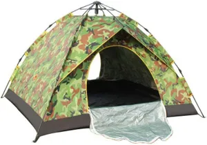 Automatic Hydraulic Opening Tent, Rainproof and Sunproof Tent for 3-4 Persons, Family Camping Tent for Outdoor Camping-210 * 200 * 140Cm,Camouflage