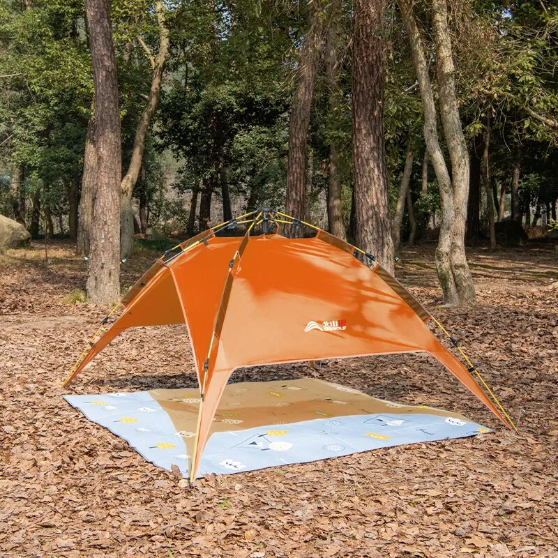 Automatic Tent Outdoor 3-4 Person Camping tent Double-layer Portable Backpacking for Sun Shelter