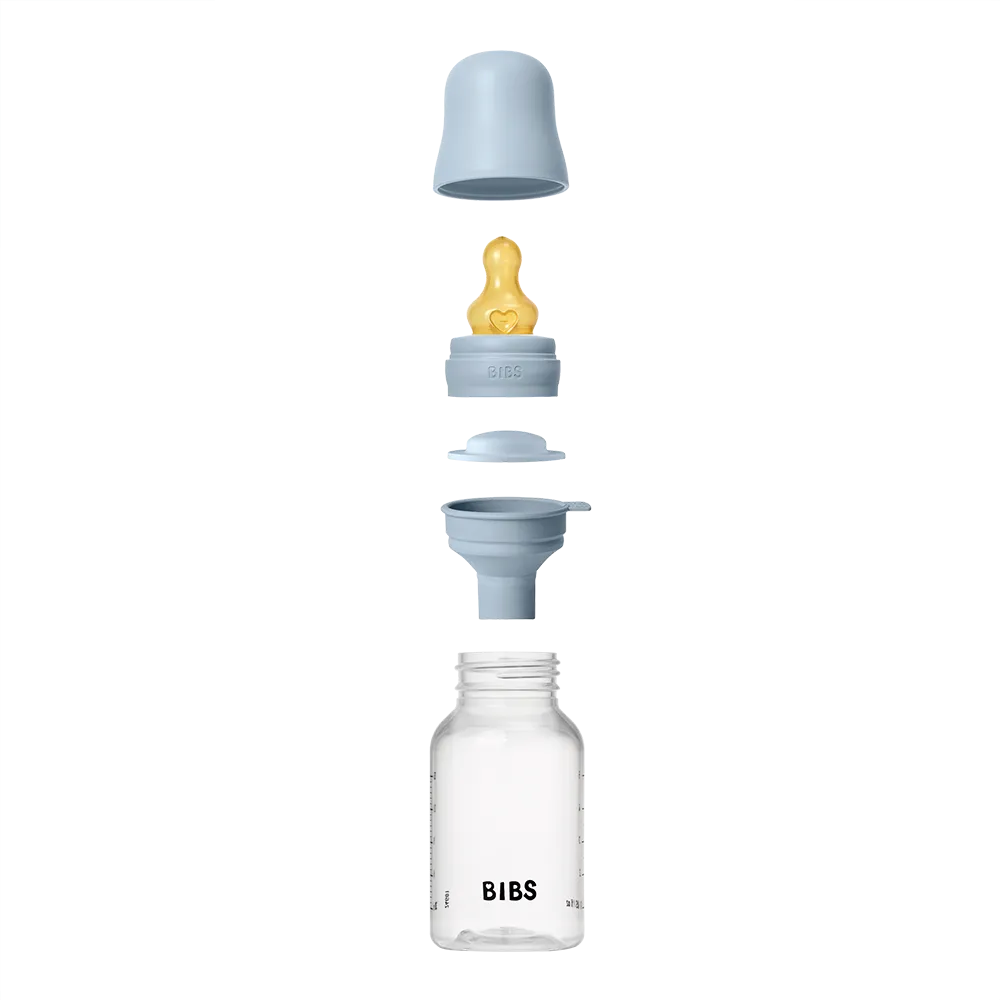 Baby BPA-Free PP Bottle Set 5oz Latex - Baby Blue