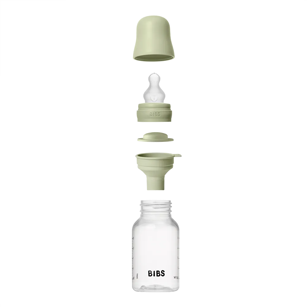 Baby BPA-Free PP Bottle Set 5oz Silicone - Sage